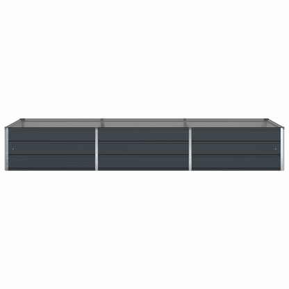 Planter Anthracite 290 x 100 x 45 cm Galvanised Steel
