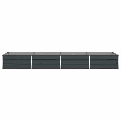 Planter Anthracite 385 x 100 x 45 cm Galvanised Steel
