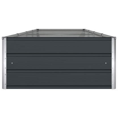 Planter Anthracite 385 x 100 x 45 cm Galvanised Steel
