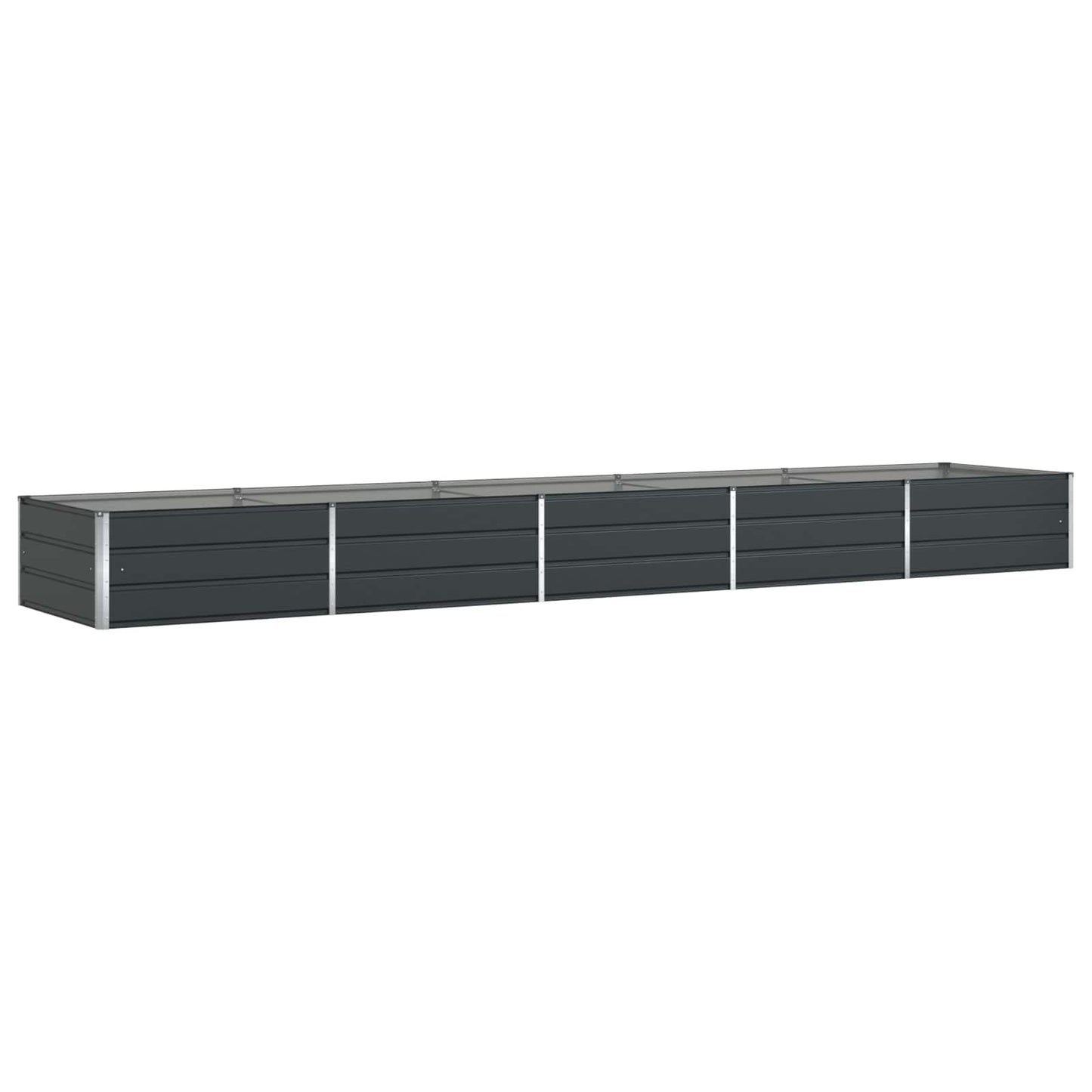 Planter Anthracite 480 x 100 x 45 cm Galvanised Steel