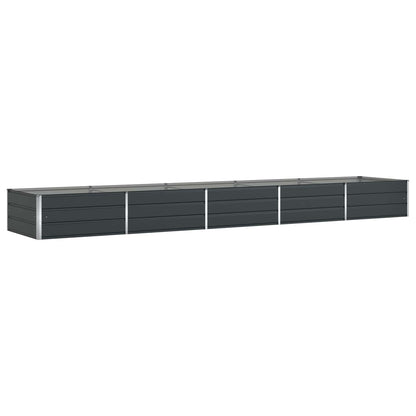 Planter Anthracite 480 x 100 x 45 cm Galvanised Steel