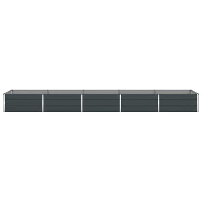 Planter Anthracite 480 x 100 x 45 cm Galvanised Steel