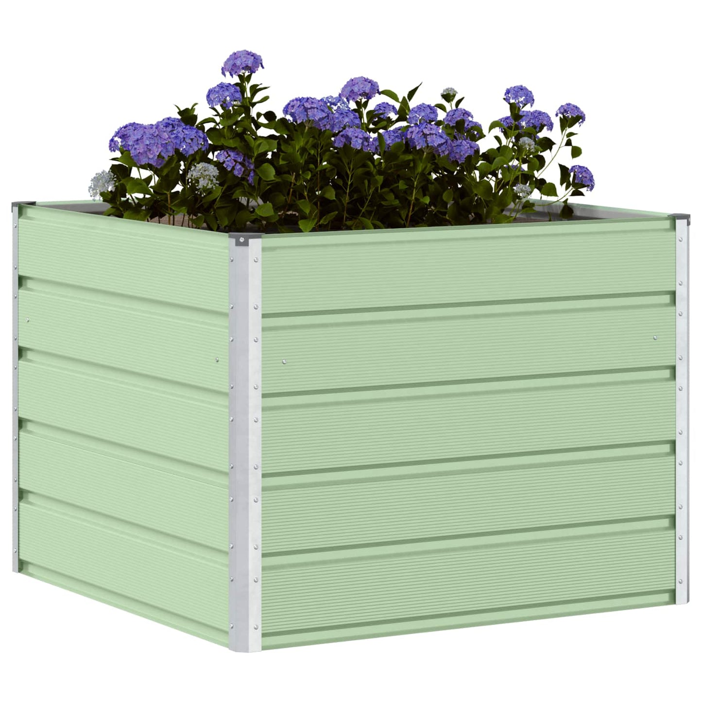 Planter Pastel Green 100 x 100 x 75 cm Steel