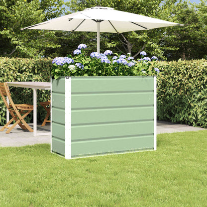 Planter Green 100 x 40 x 75 cm Steel