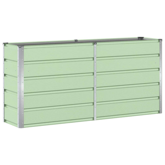 Planter Green 160 x 40 x 75 cm Steel