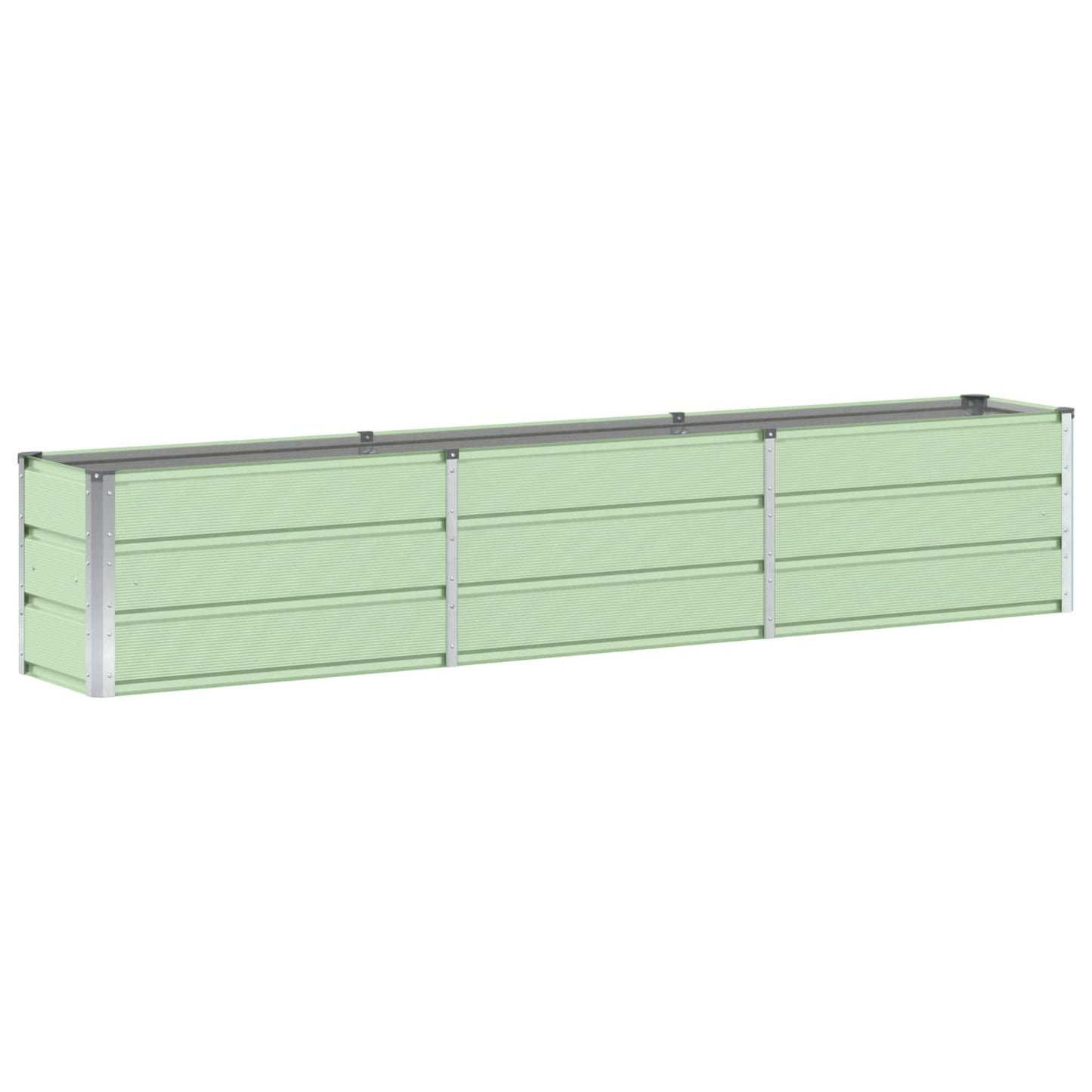 Planter Green 240 x 40 x 45 cm Steel