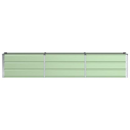 Planter Green 240 x 40 x 45 cm Steel