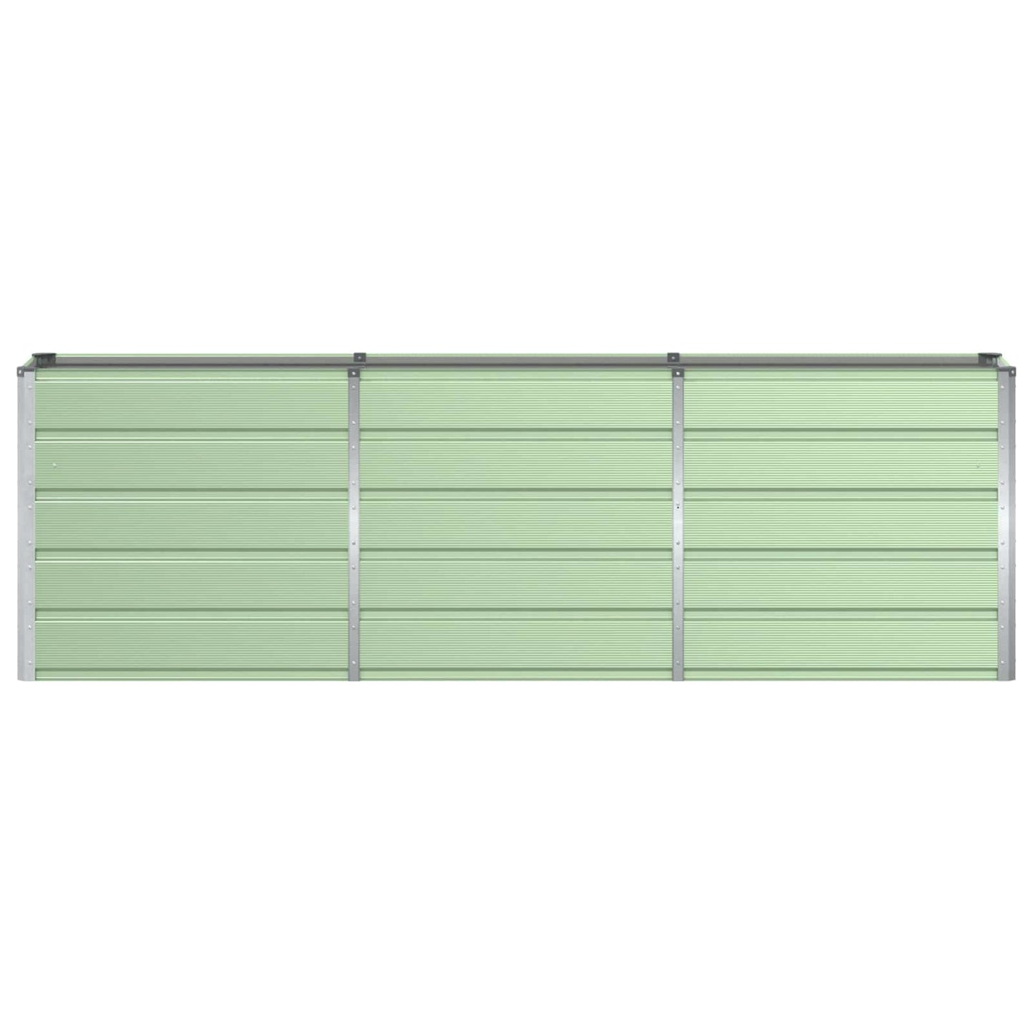 Planter Green 240 x 40 x 75 cm Steel