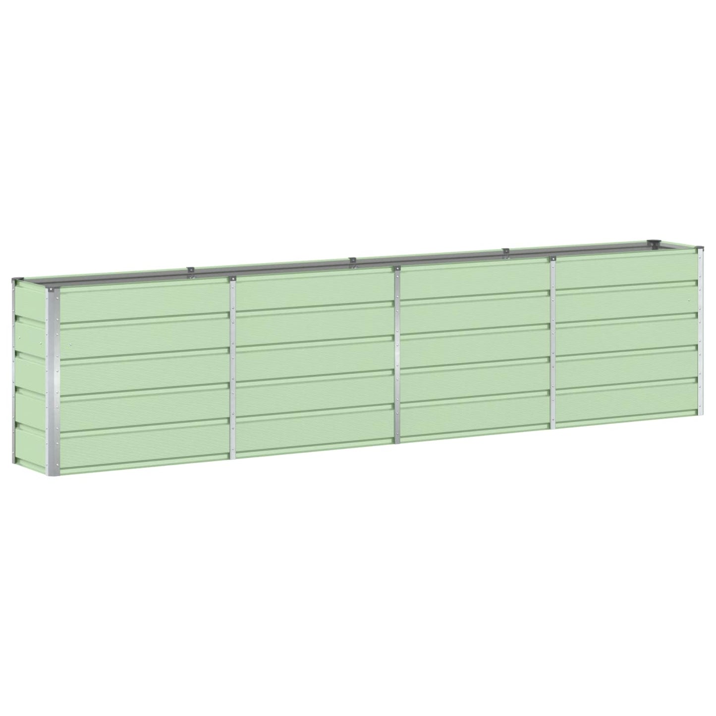 Planter Green 320 x 40 x 75 cm Steel