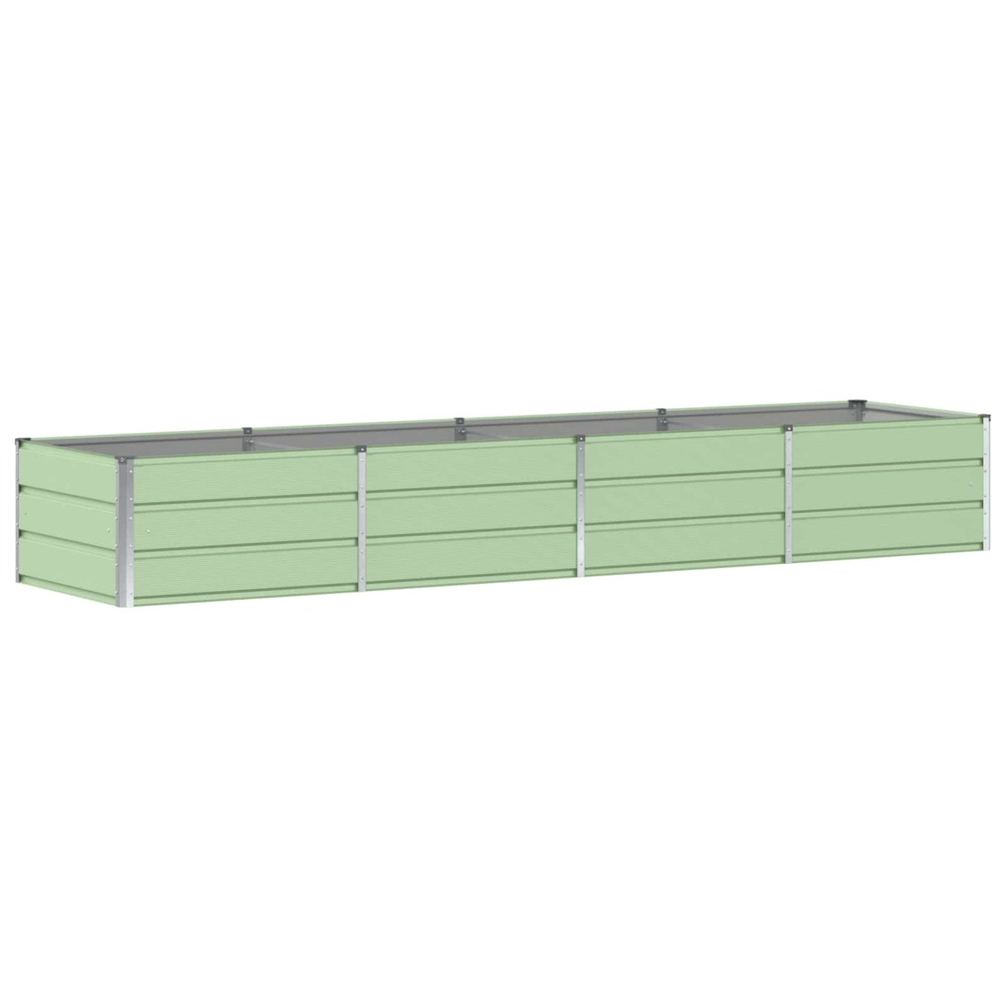 Planter Green 320 x 80 x 45 cm Steel