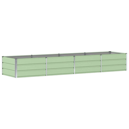 Planter Green 320 x 80 x 45 cm Steel