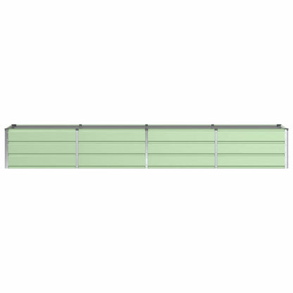 Planter Green 320 x 80 x 45 cm Steel