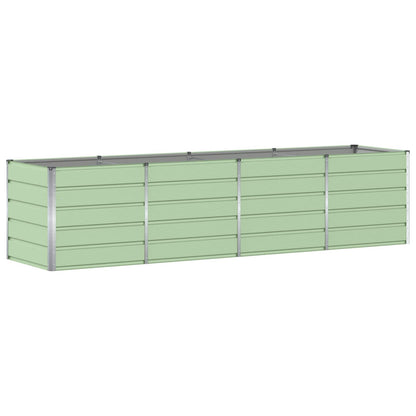 Planter Green 320 x 80 x 75 cm Steel
