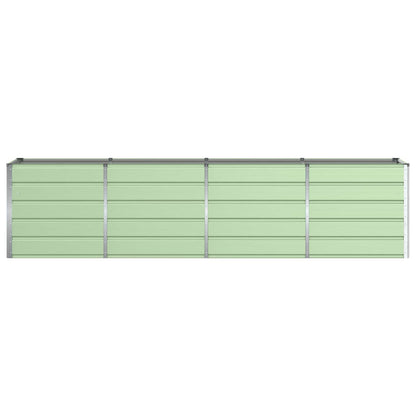 Planter Green 320 x 80 x 75 cm Steel