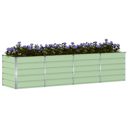 Planter Green 320 x 80 x 75 cm Steel