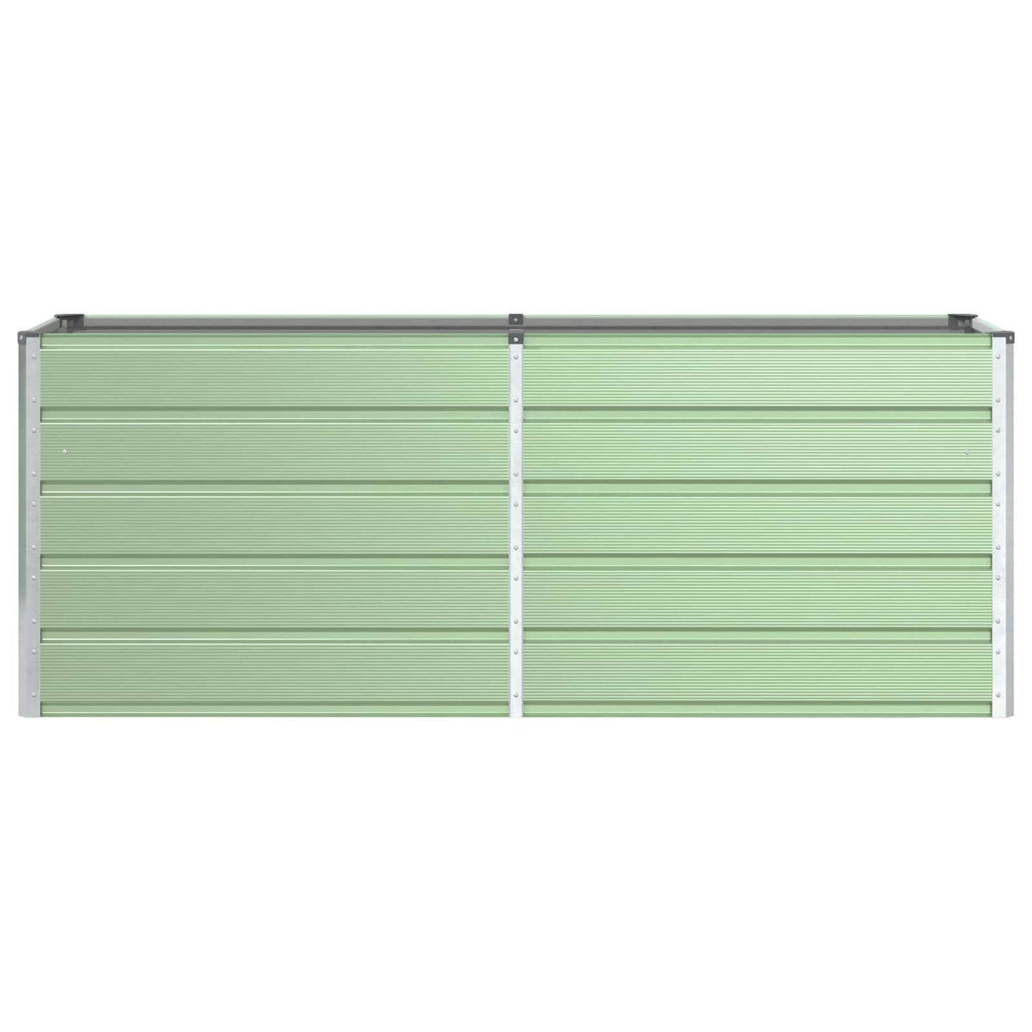 Planter Pastel Green 195 x 50 x 77 cm Galvanised Steel