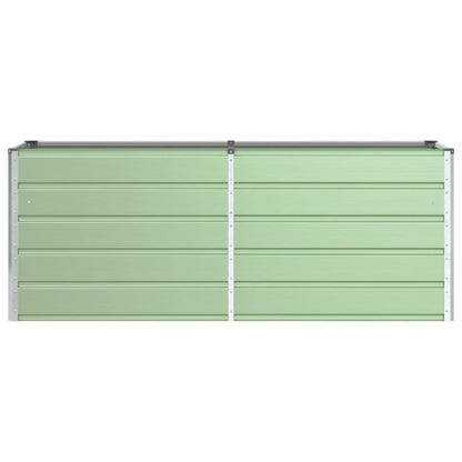 Planter Pastel Green 195 x 50 x 77 cm Galvanised Steel