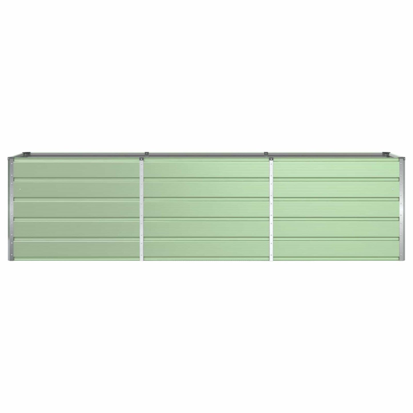 Planter Pastel Green 290 x 90 x 77 cm Galvanised Steel