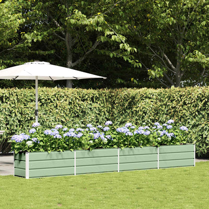 Planter Pastel Green 385 x 50 x 45 cm Galvanised Steel