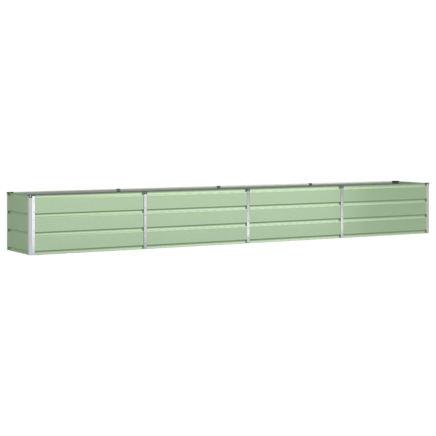 Planter Pastel Green 385 x 50 x 45 cm Galvanised Steel