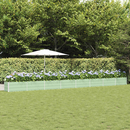 Planter Pastel Green 770 x 50 x 45 cm Galvanised Steel
