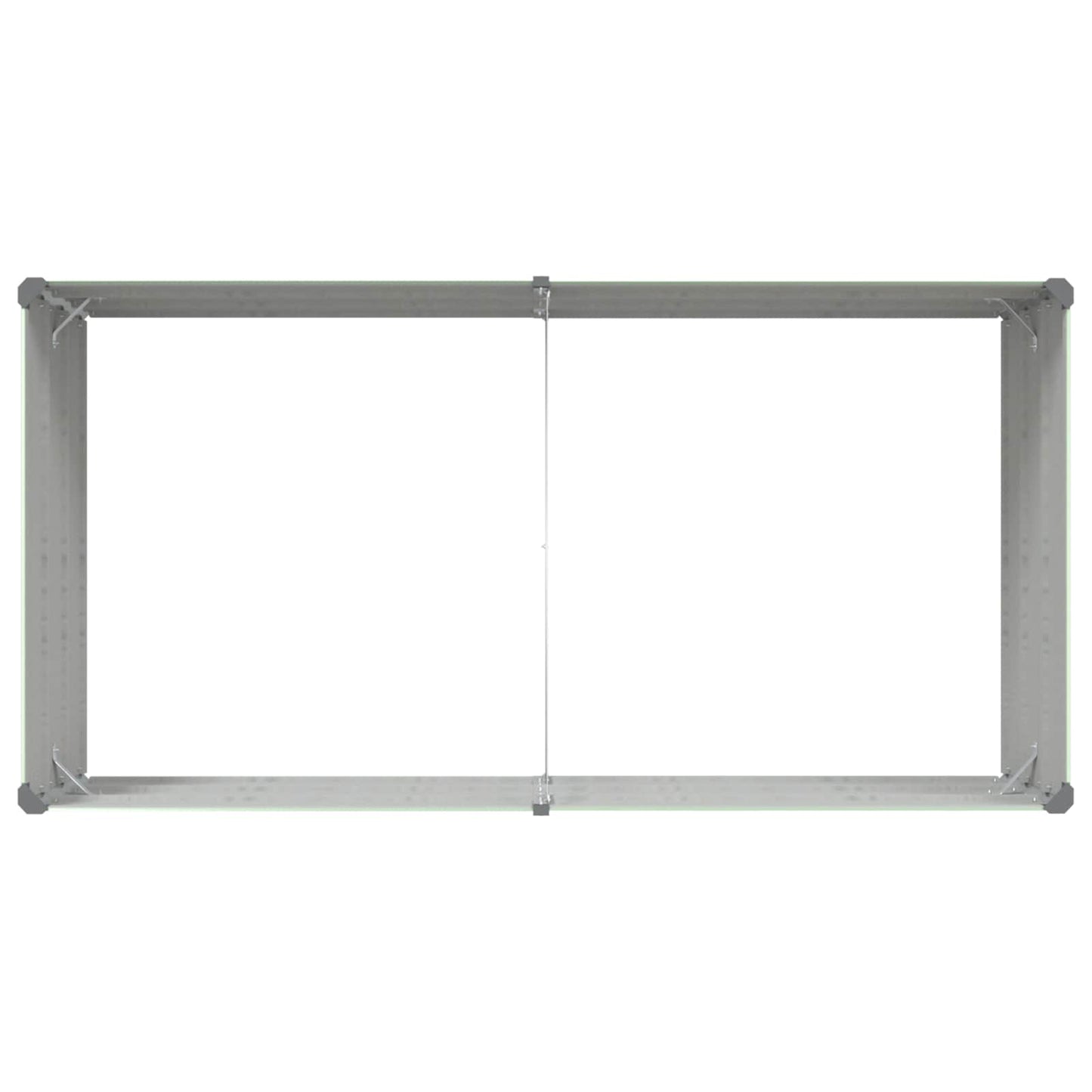 Planter Pastel Green 195 x 100 x 45 cm Galvanised Steel