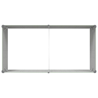 Planter Pastel Green 195 x 100 x 45 cm Galvanised Steel