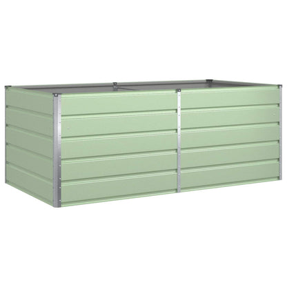 Planter Pastel Green 195 x 100 x 75 cm Galvanised Steel