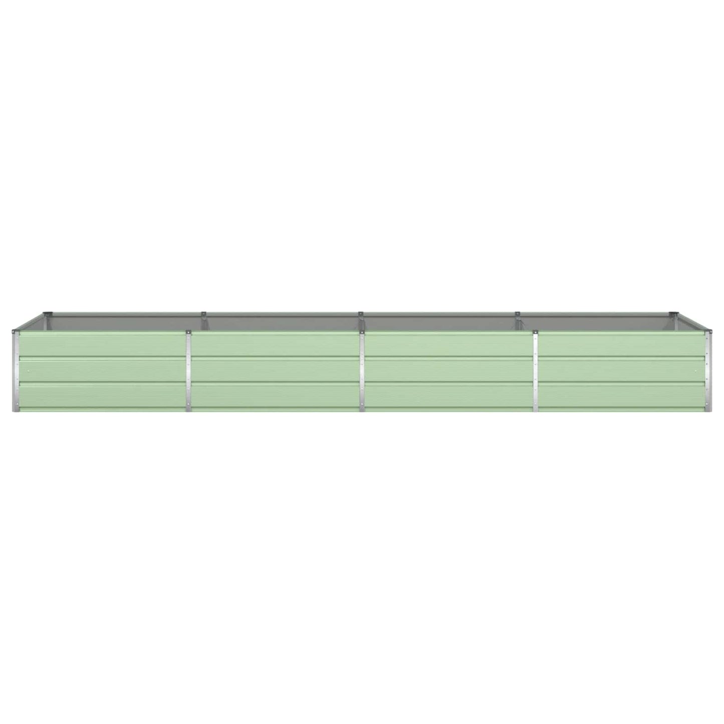 Planter Pastel Green 385 x 100 x 45 cm Galvanised Steel