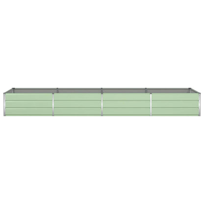 Planter Pastel Green 385 x 100 x 45 cm Galvanised Steel