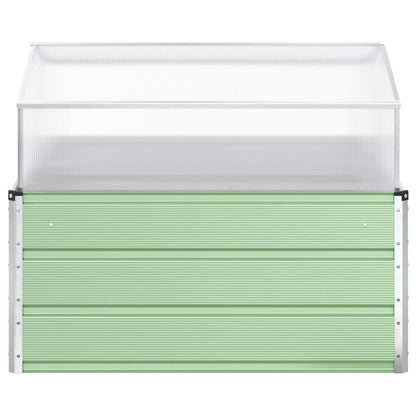 Planter Pastel Green 100 x 100 x 77 cm Galvanised Steel