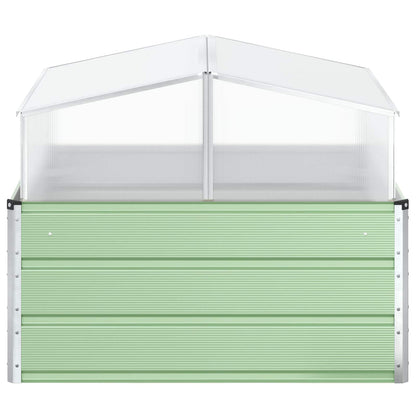 Planter Pastel Green 100 x 100 x 77 cm Galvanised Steel