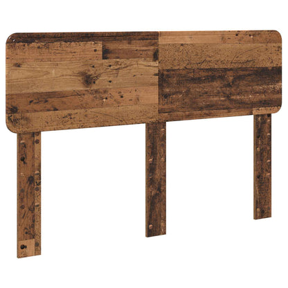 Bed Frame with Headboard Old Wood 150 x 200 cm Solid Pine Wood
