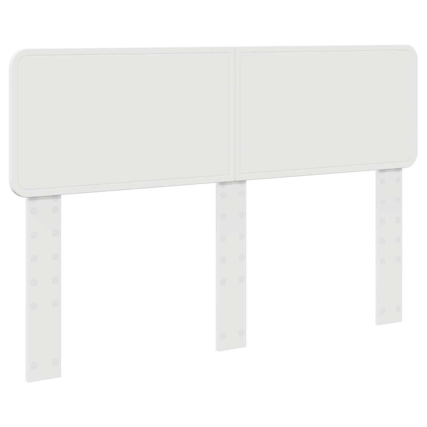 Bed Frame with Headboard White 140 x 200 cm Solid Pine Wood