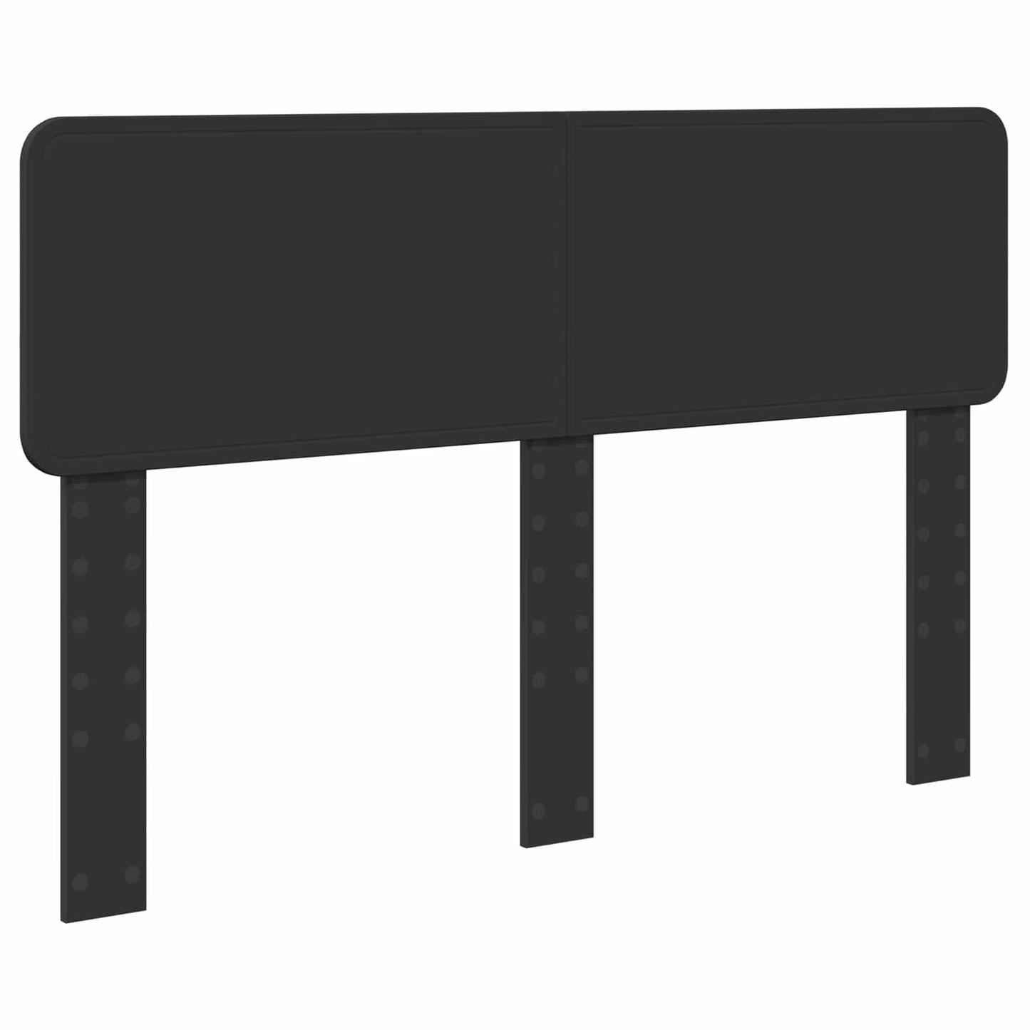 Bed Frame with Headboard Black 140 x 200 cm Solid Pine Wood