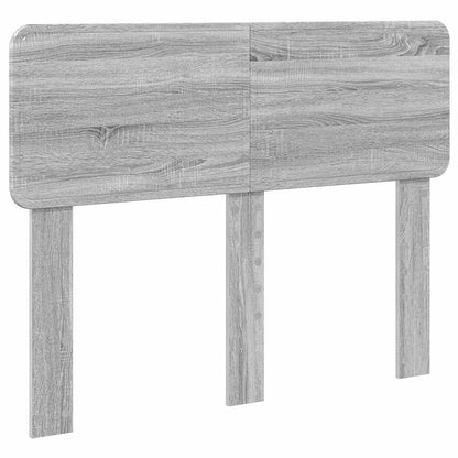 Bed Frame Grey Sonoma 135 x 190 cm Solid Pine Wood