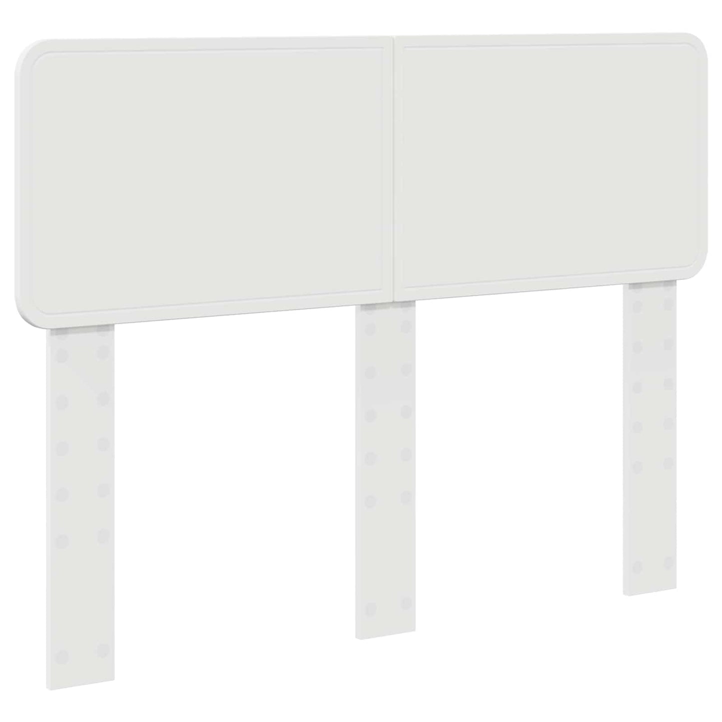Bed Frame with Headboard White 120 x 200 cm Solid Pine Wood