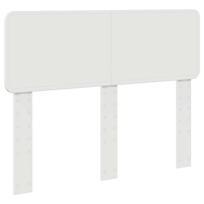 Bed Frame with Headboard White 120 x 190 cm Solid Pine Wood
