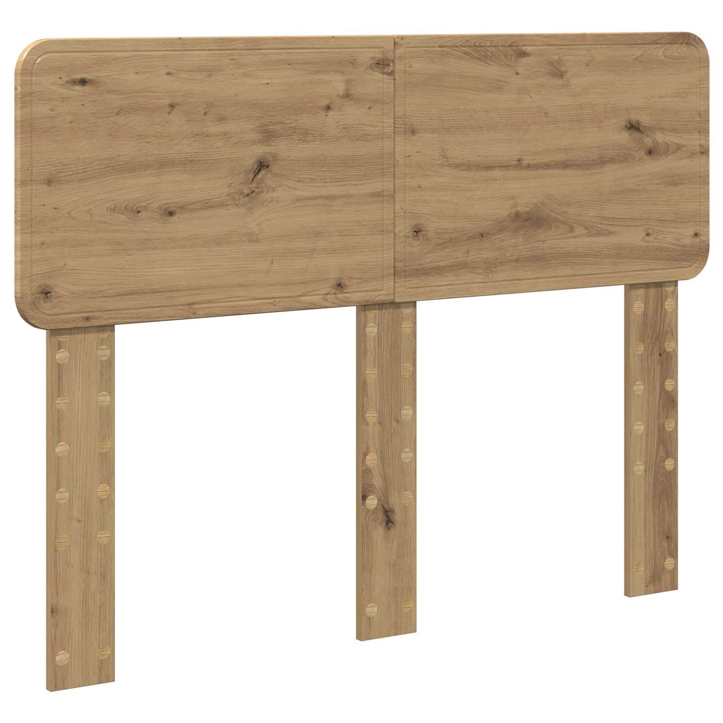Bed Frame Artisian Oak 120 x 190 cm Solid Pine Wood