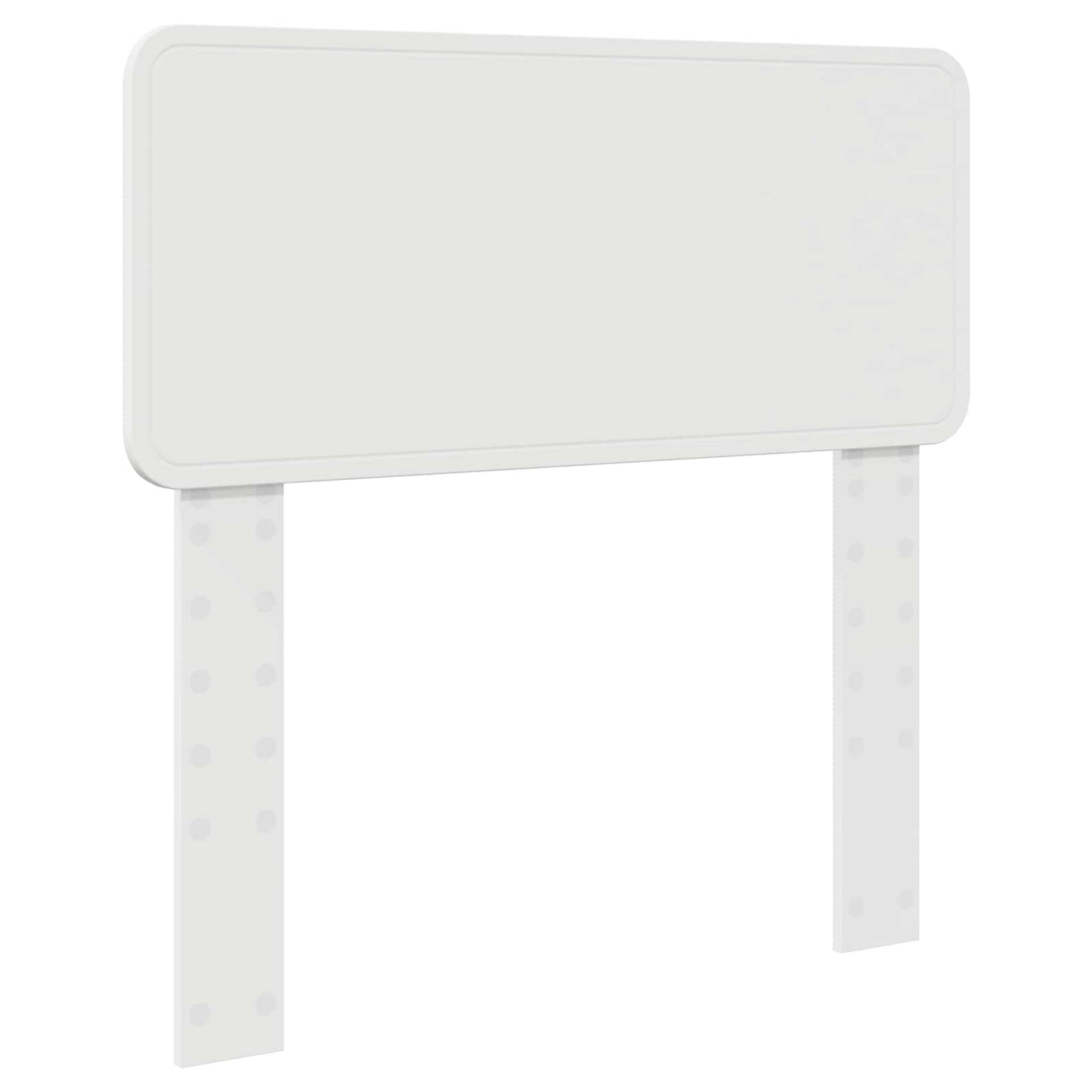 Bed Frame with Headboard White 100 x 200 cm Solid Pine Wood