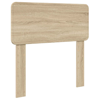 Bed Frame with Headboard Sonoma 100 x 200 cm Solid Pine Wood