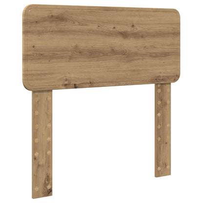 Bed Frame Artisian Oak 90 x 200 cm Solid Pine Wood