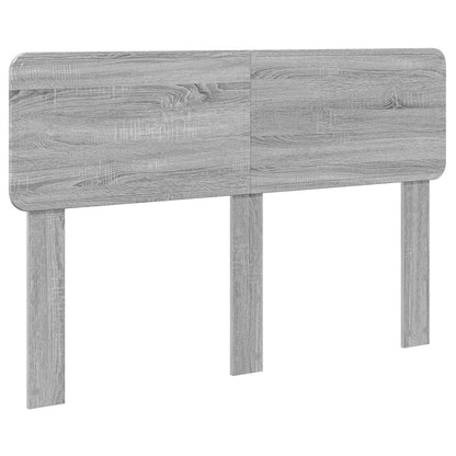 Storage Bed Grey Sonoma 140 x 200 cm Engineered Wood
