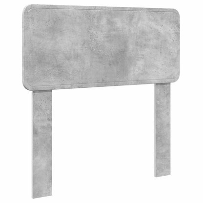Storage Bed Concrete Grey 90 x 190 cm Engineered Wood