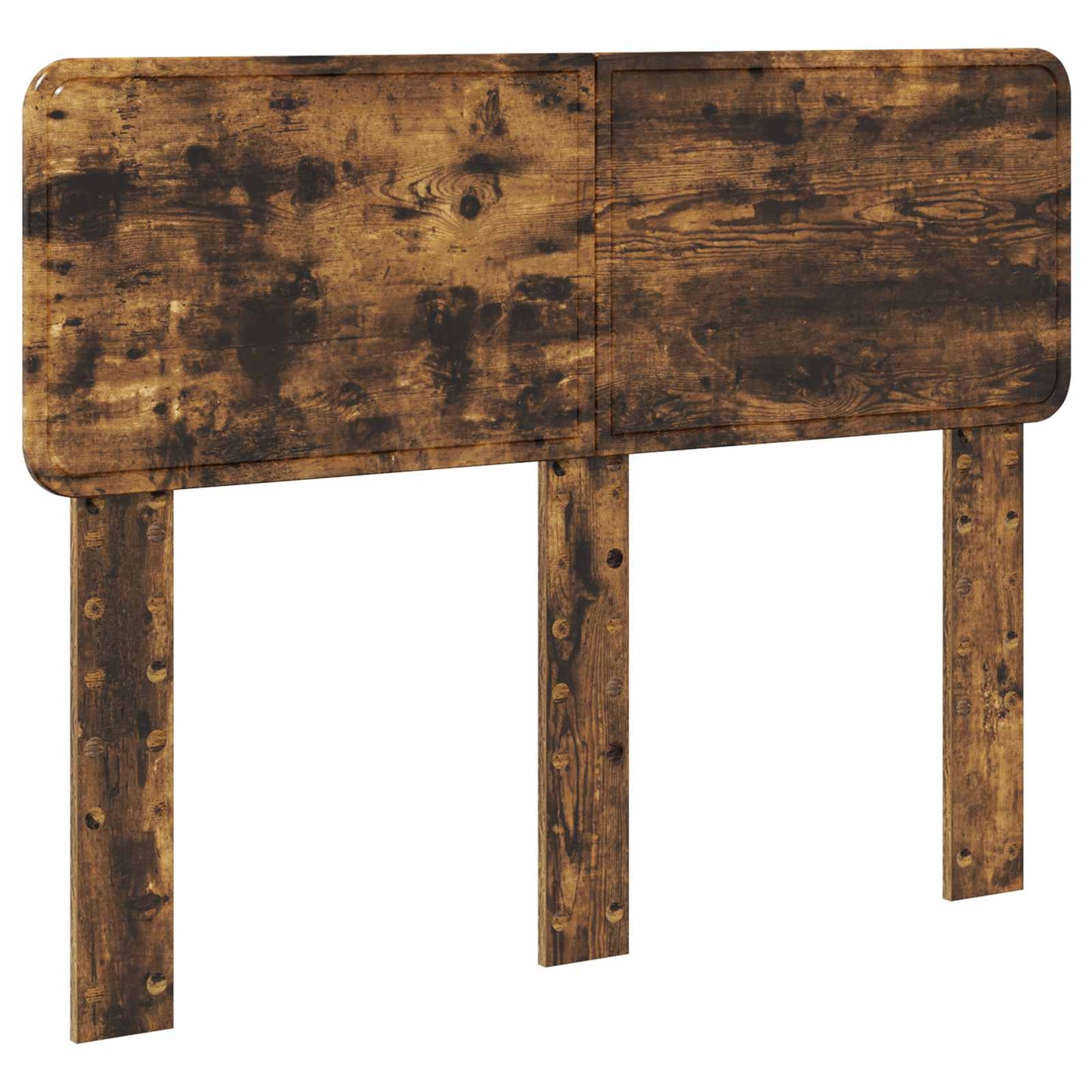 Bed Frame with Drawer Smoked Oak 135 x 190 cm Engineered Wood