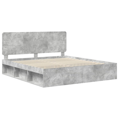 Bed Frame with Headboard Concerte 180 x 200 cm Solid Pine Wood