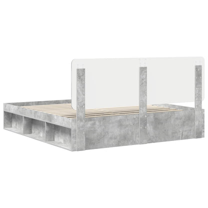 Bed Frame with Headboard Concerte 180 x 200 cm Solid Pine Wood
