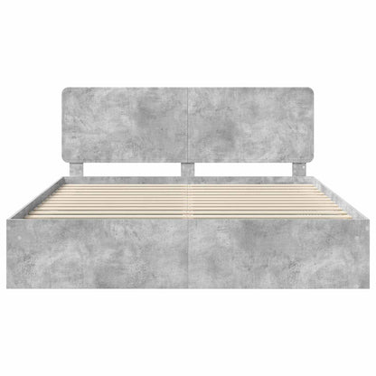 Bed Frame with Headboard Concerte 180 x 200 cm Solid Pine Wood