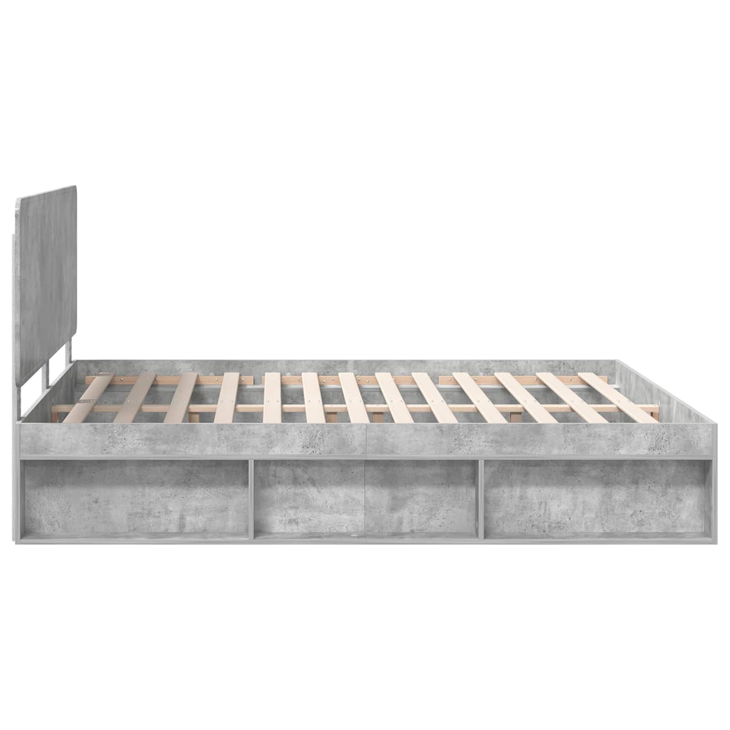 Bed Frame with Headboard Concerte 180 x 200 cm Solid Pine Wood