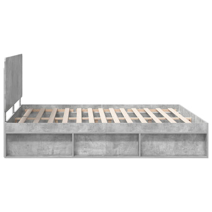 Bed Frame with Headboard Concerte 180 x 200 cm Solid Pine Wood